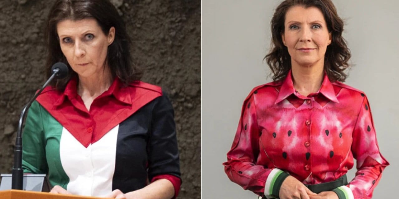 hollandali milletvekiline filistin bayragi olmaz dediler karpuz tisortuyle geri geldi iBvqvx6P