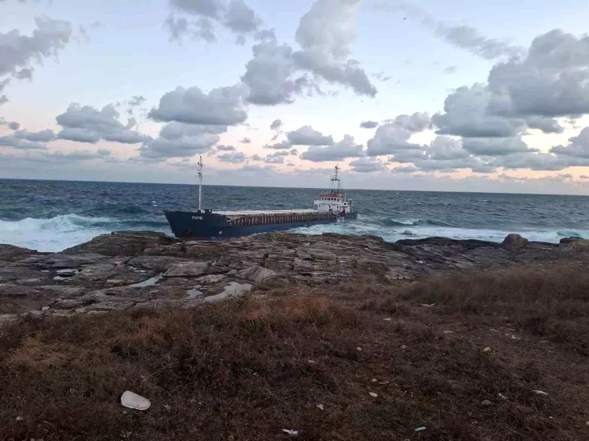 kocaelide kuru yuk gemisi karaya oturdu nPJRnUZV