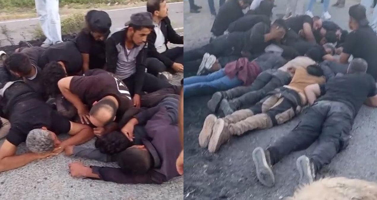 su kanalina dusen aractan ciktilar boyle gozaltina alindilar V4diGSDW