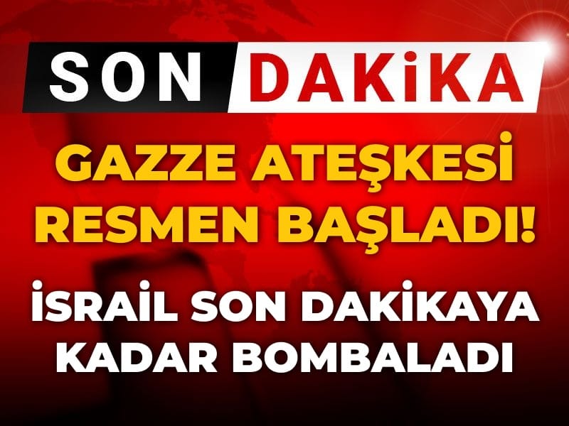gazze ateskesi resmen basladi israil son dakikaya kadar bombaladi 72HvfwE5