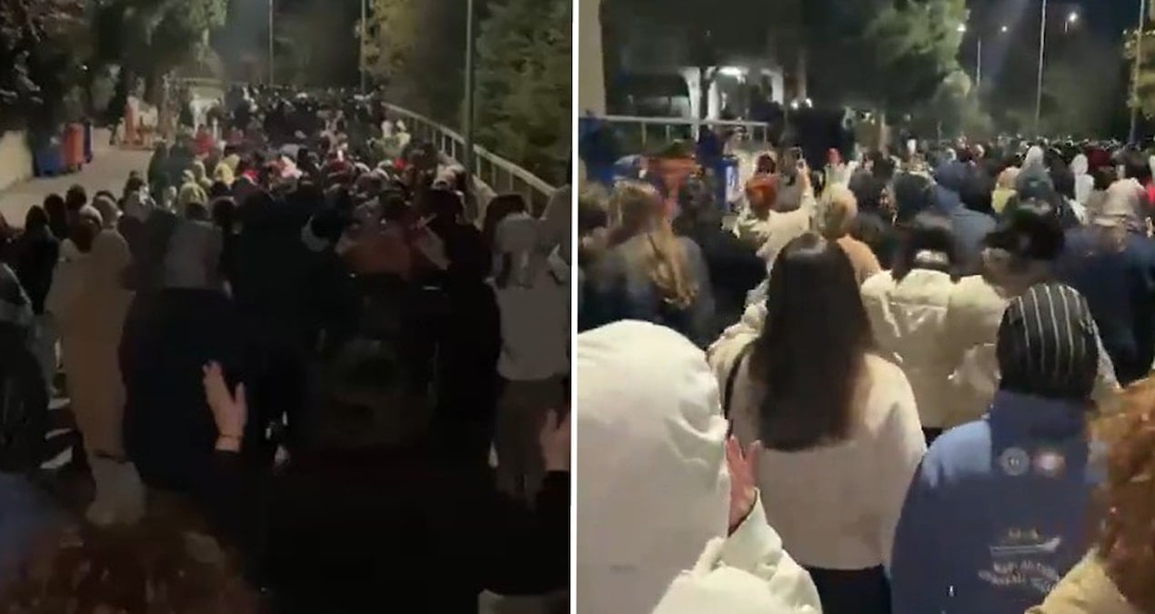 KYK Kız Yurdu’nda Gece Yarısı Gerilim: Öğrenciler Sokağa Çıktı