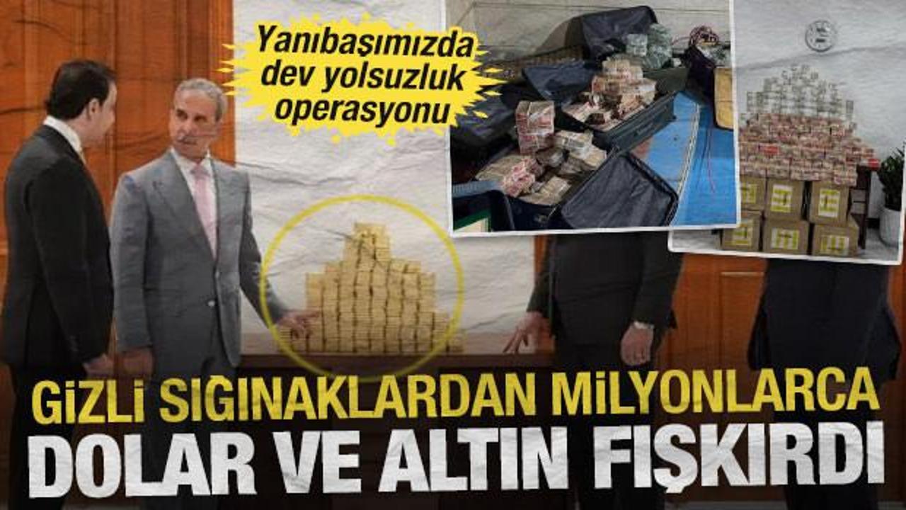 Irakta dev yolsuzluk operasyonu gizli siginaklardan milyonlarca dolar ve altin fiskirdi OHWAGRxQ